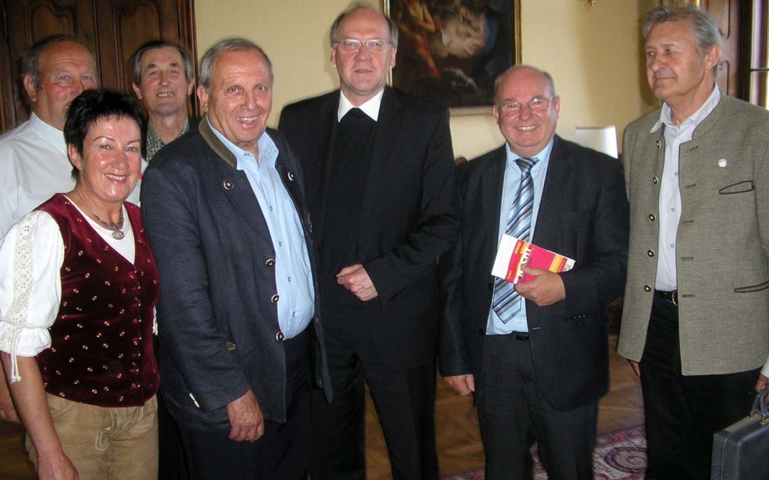 Windische Delegation beim Bischof Dr. Alois Schwarz