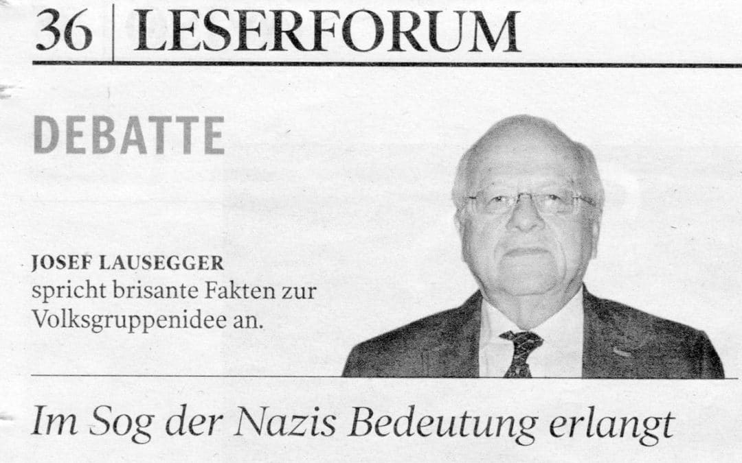 Debatte – Im Sog der Nazis Bedeutung erlangt