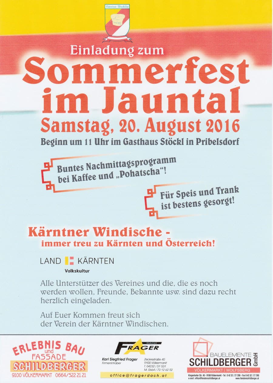 Sommerfest-im-Jauntal-Plakat