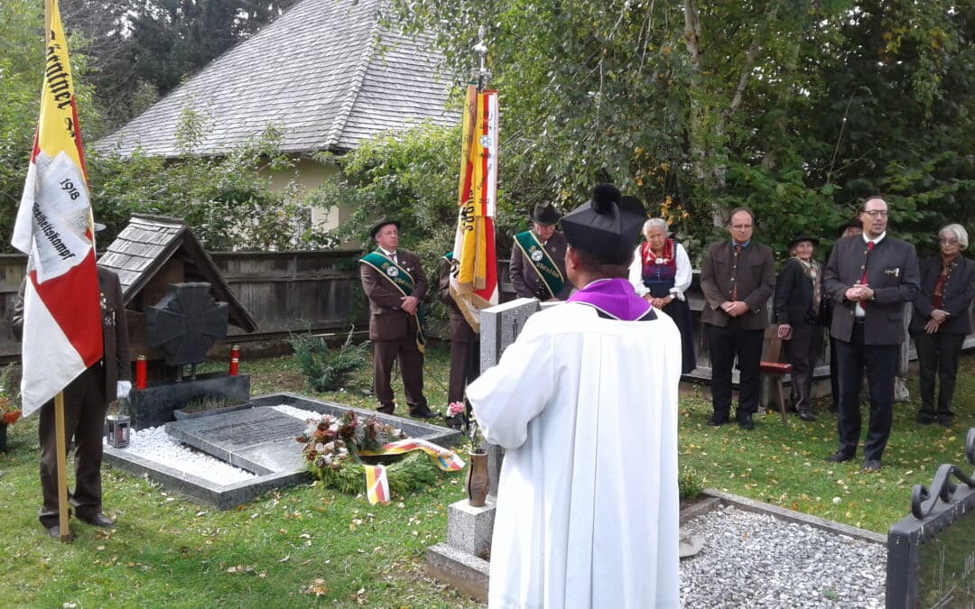 Teilnahme an den 10.-Oktober-Feiern am Grab von Dr. Arthur Lemisch und Ludwig Hülgerth